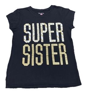 Black "Super Sister" shirt